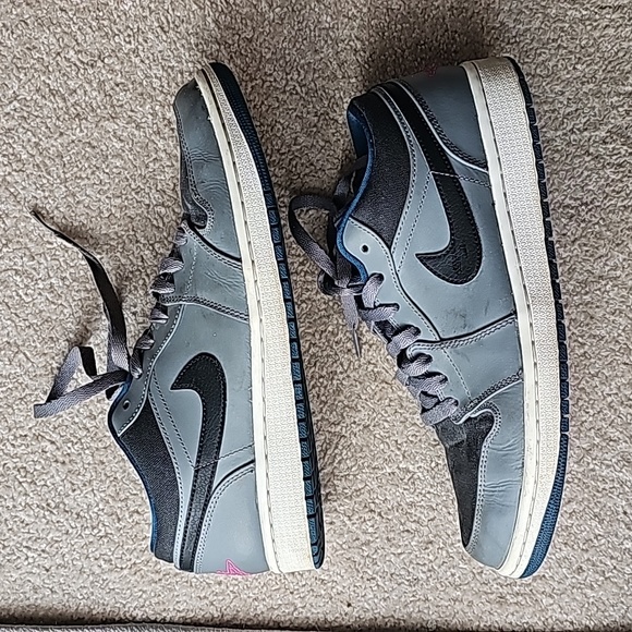 Air Jordan 1 Retro Low 'Cool Grey' 553558-018 mens sz 9.5 - Picture 2 of 6